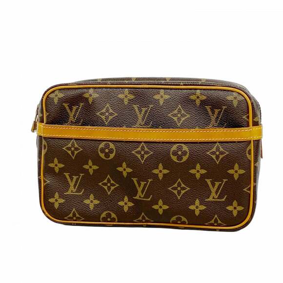 LOUIS VUITTON Brown Monogram Clutch Bag